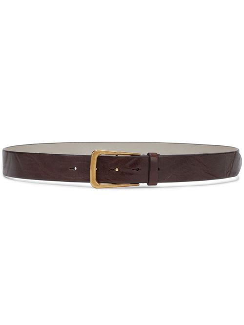 Brown leather men's belt Brunello Cucinelli | M0DAYC32KC8279